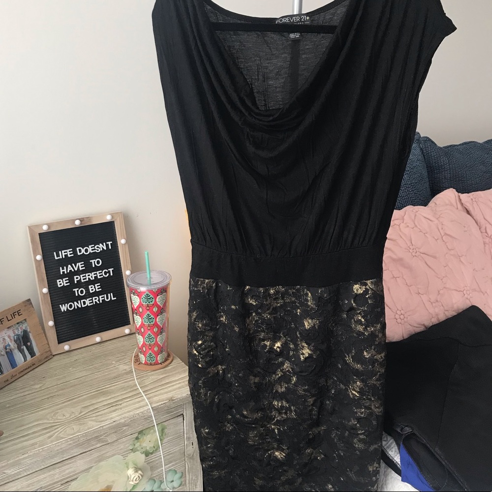 Black & Gold Dress